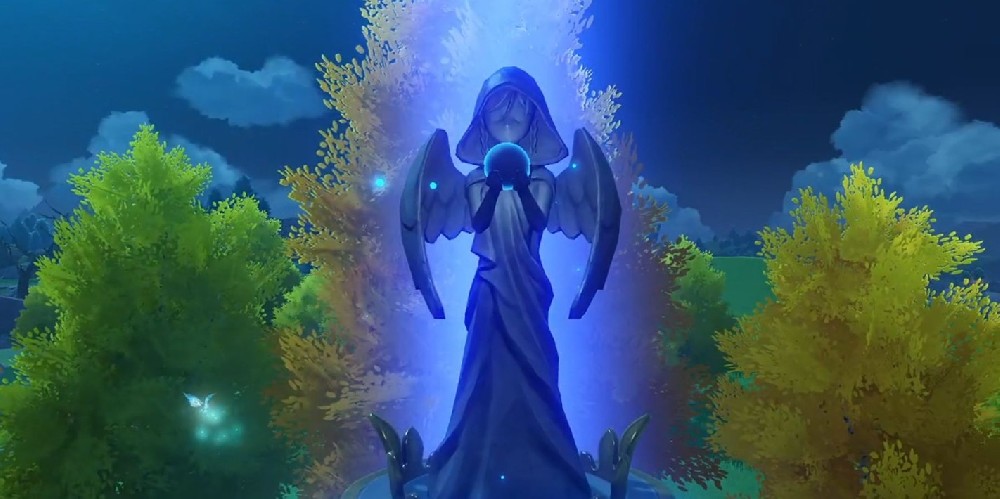 原神風龍廢墟七天神像在哪/怎么進，龍脊雪山七天神像怎么開/路線